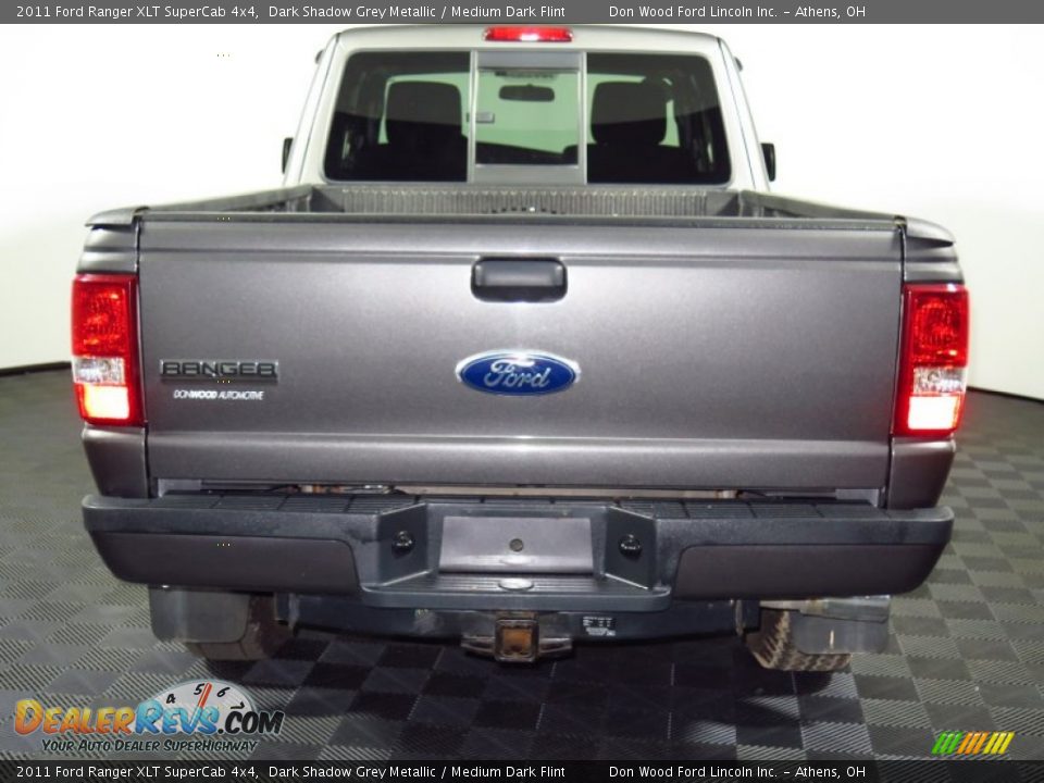 2011 Ford Ranger XLT SuperCab 4x4 Dark Shadow Grey Metallic / Medium Dark Flint Photo #6