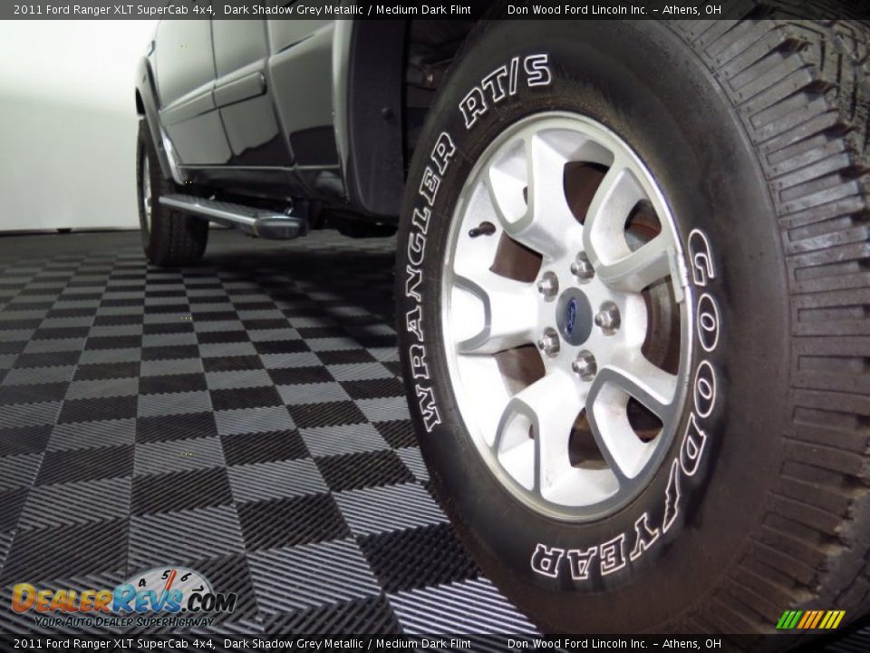 2011 Ford Ranger XLT SuperCab 4x4 Dark Shadow Grey Metallic / Medium Dark Flint Photo #9