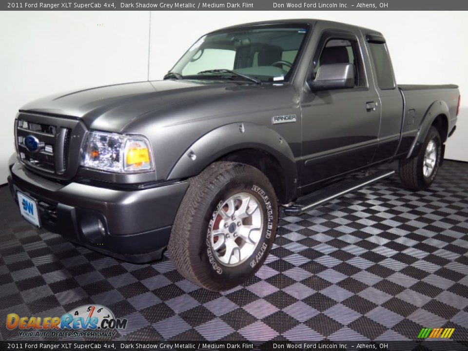 2011 Ford Ranger XLT SuperCab 4x4 Dark Shadow Grey Metallic / Medium Dark Flint Photo #10