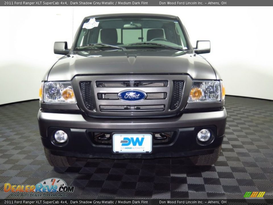 2011 Ford Ranger XLT SuperCab 4x4 Dark Shadow Grey Metallic / Medium Dark Flint Photo #11