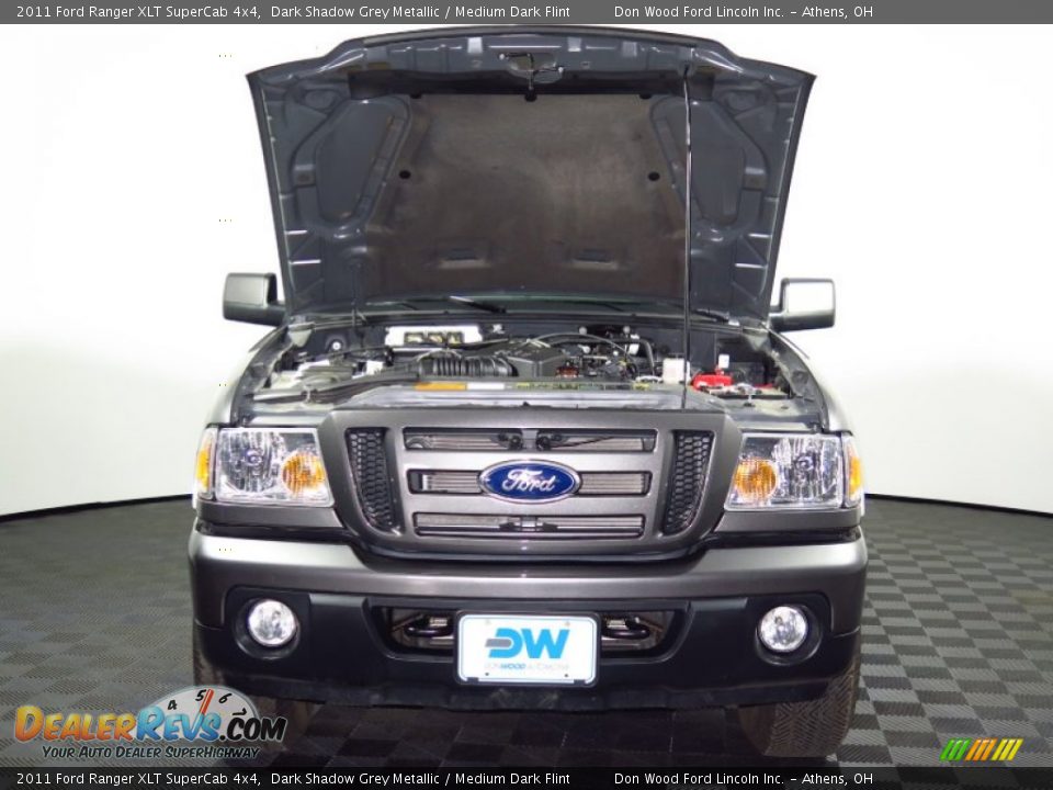 2011 Ford Ranger XLT SuperCab 4x4 Dark Shadow Grey Metallic / Medium Dark Flint Photo #12