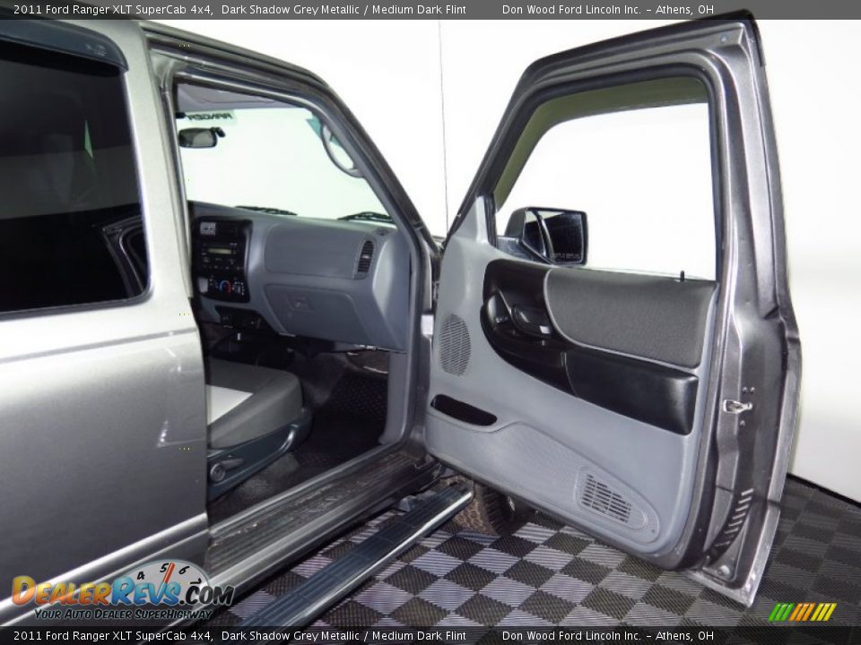 2011 Ford Ranger XLT SuperCab 4x4 Dark Shadow Grey Metallic / Medium Dark Flint Photo #14