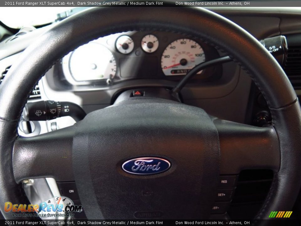 2011 Ford Ranger XLT SuperCab 4x4 Dark Shadow Grey Metallic / Medium Dark Flint Photo #23