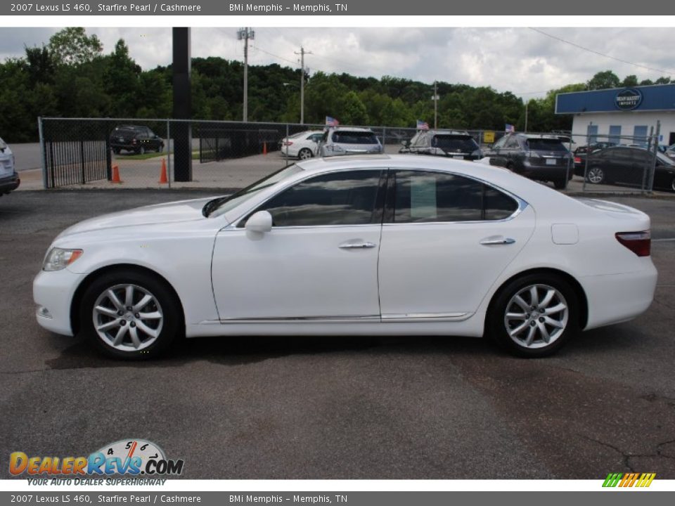 2007 Lexus LS 460 Starfire Pearl / Cashmere Photo #2