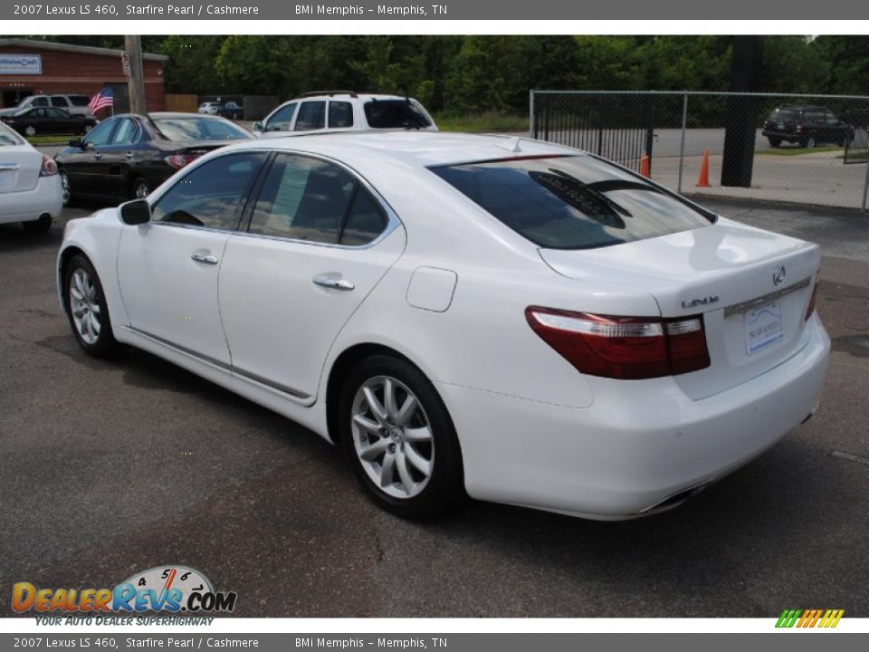 2007 Lexus LS 460 Starfire Pearl / Cashmere Photo #3