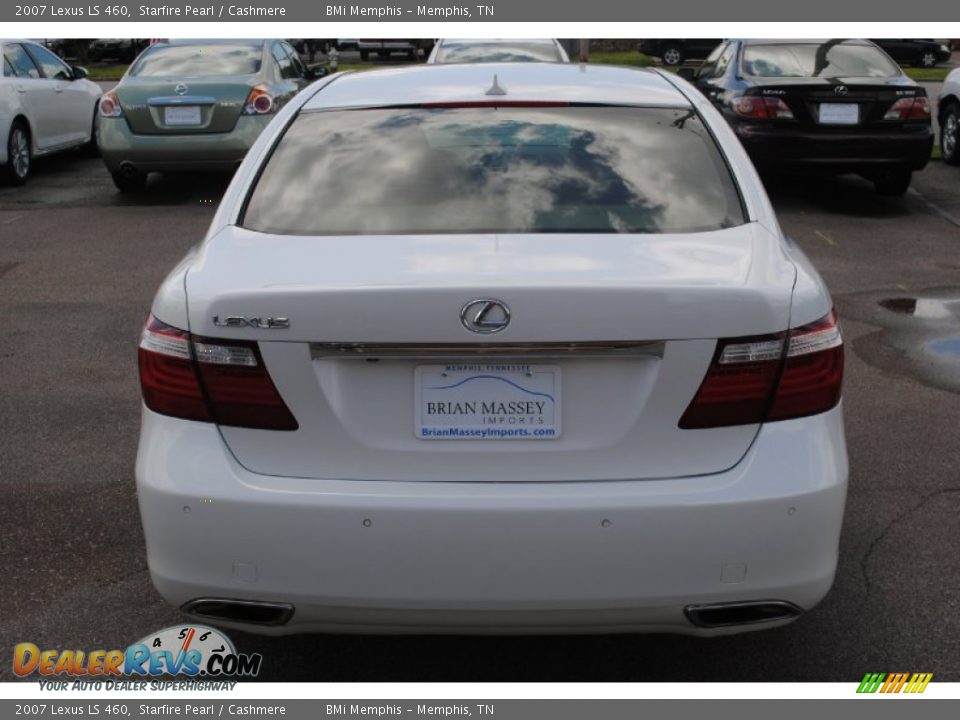 2007 Lexus LS 460 Starfire Pearl / Cashmere Photo #4