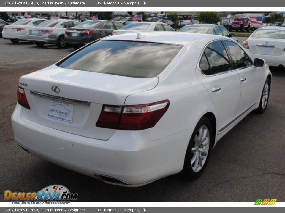 2007 Lexus LS 460 Starfire Pearl / Cashmere Photo #5