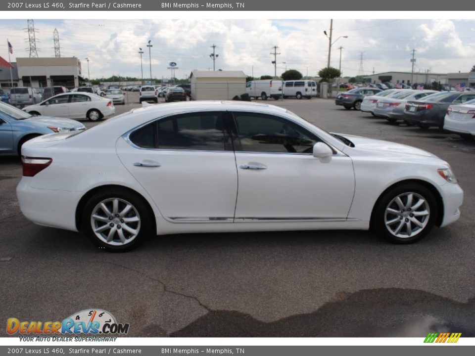 2007 Lexus LS 460 Starfire Pearl / Cashmere Photo #6