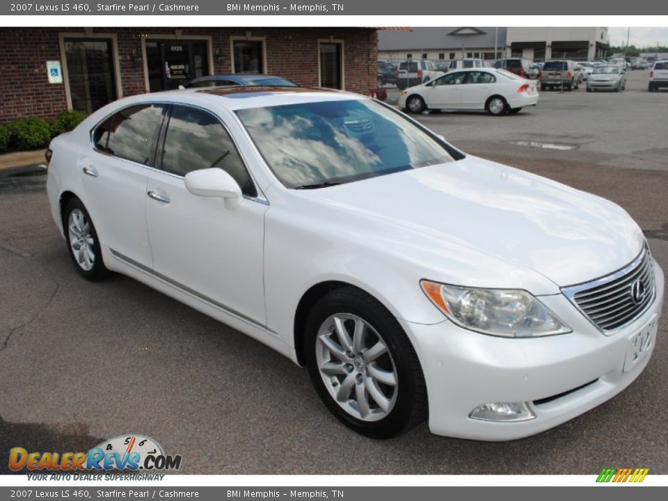 2007 Lexus LS 460 Starfire Pearl / Cashmere Photo #7