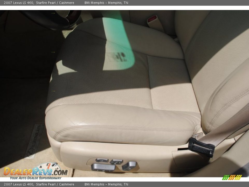 2007 Lexus LS 460 Starfire Pearl / Cashmere Photo #11