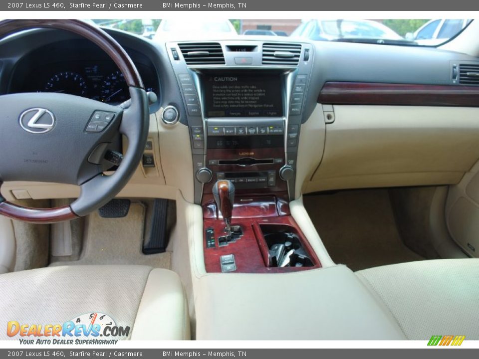 2007 Lexus LS 460 Starfire Pearl / Cashmere Photo #12