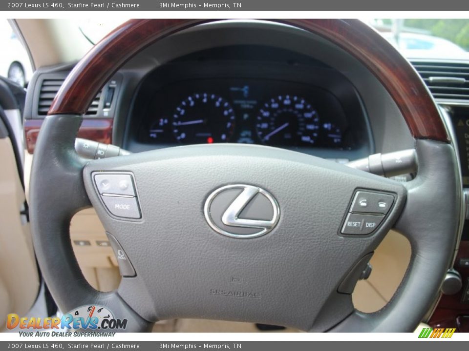 2007 Lexus LS 460 Starfire Pearl / Cashmere Photo #13