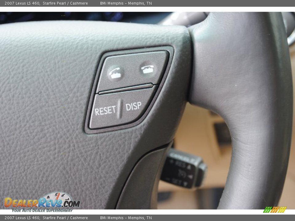 2007 Lexus LS 460 Starfire Pearl / Cashmere Photo #15