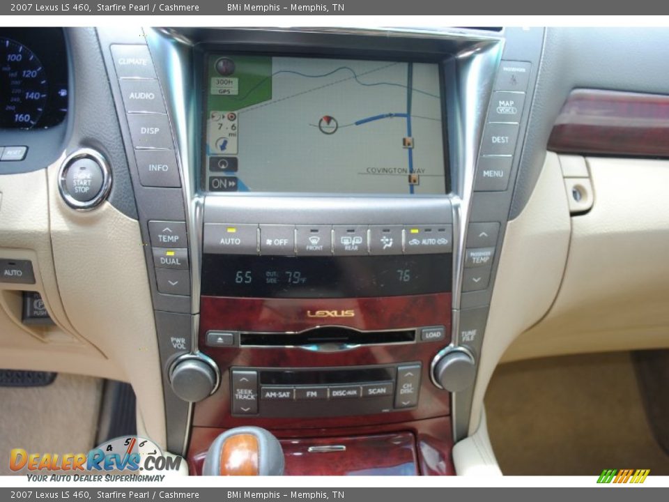 2007 Lexus LS 460 Starfire Pearl / Cashmere Photo #16