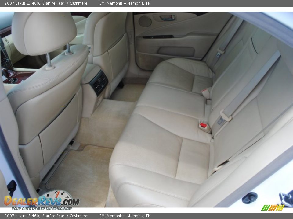 2007 Lexus LS 460 Starfire Pearl / Cashmere Photo #23
