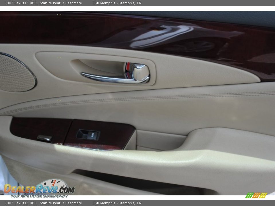 2007 Lexus LS 460 Starfire Pearl / Cashmere Photo #27