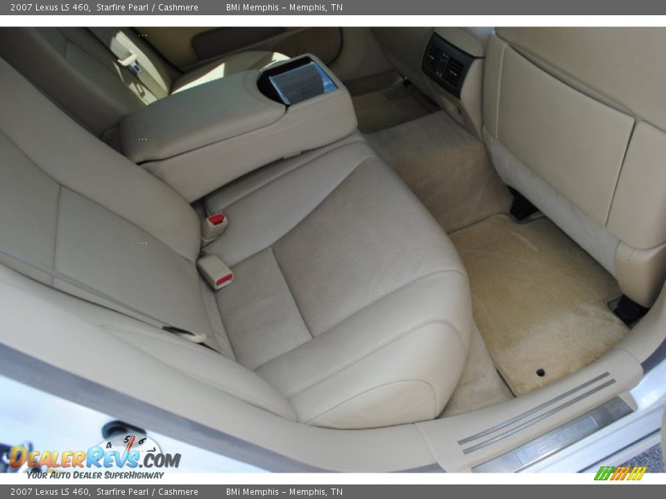 2007 Lexus LS 460 Starfire Pearl / Cashmere Photo #28