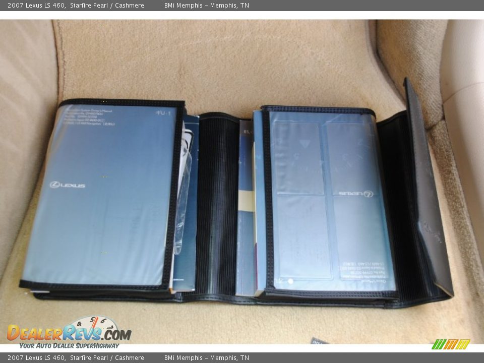 2007 Lexus LS 460 Starfire Pearl / Cashmere Photo #31