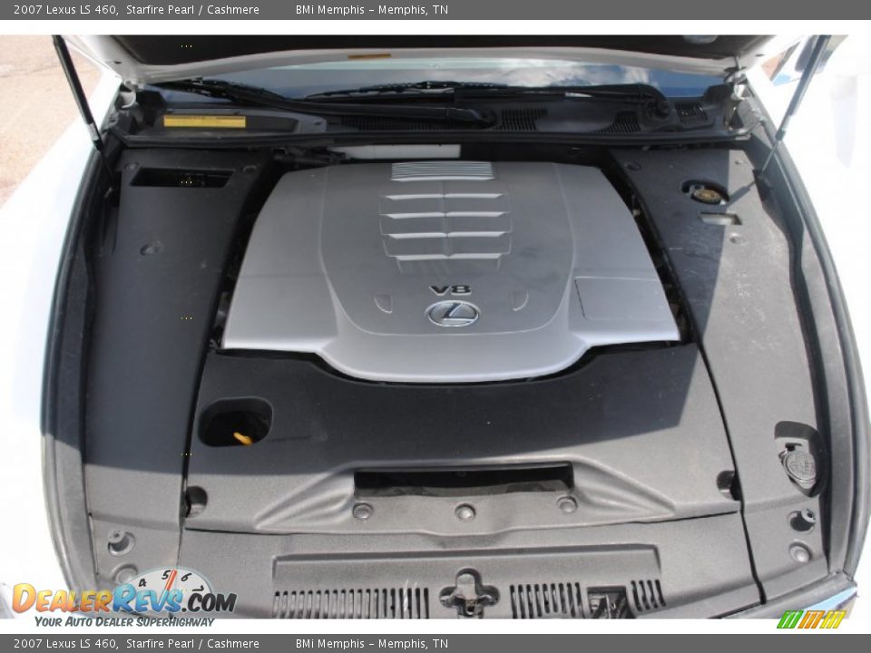 2007 Lexus LS 460 Starfire Pearl / Cashmere Photo #33