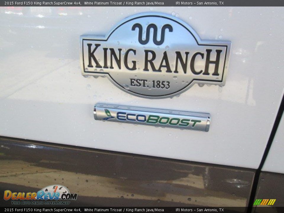 2015 Ford F150 King Ranch SuperCrew 4x4 White Platinum Tricoat / King Ranch Java/Mesa Photo #6