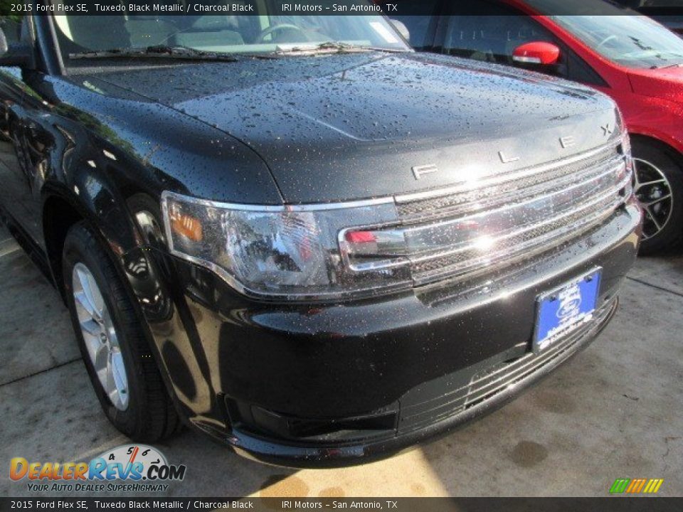 2015 Ford Flex SE Tuxedo Black Metallic / Charcoal Black Photo #2