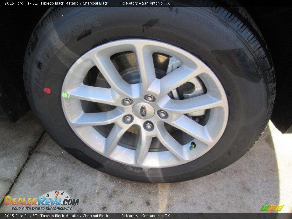 2015 Ford Flex SE Tuxedo Black Metallic / Charcoal Black Photo #3