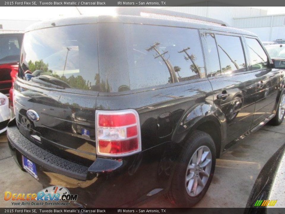 2015 Ford Flex SE Tuxedo Black Metallic / Charcoal Black Photo #6