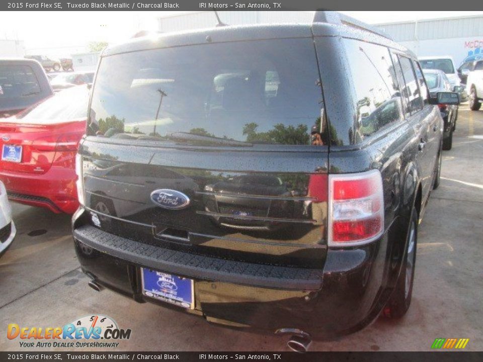 2015 Ford Flex SE Tuxedo Black Metallic / Charcoal Black Photo #7