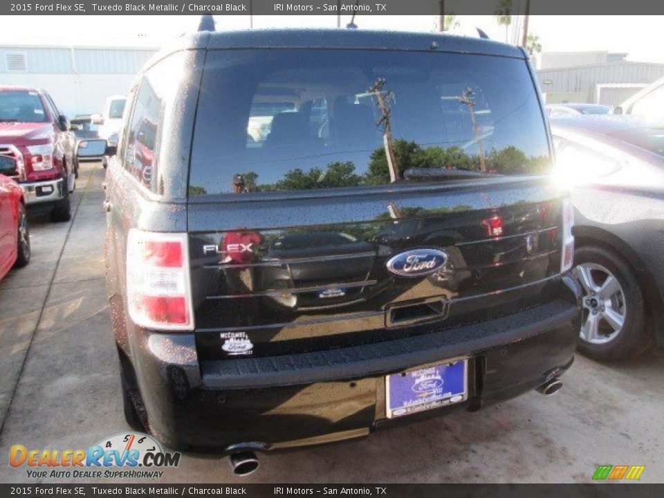 2015 Ford Flex SE Tuxedo Black Metallic / Charcoal Black Photo #9