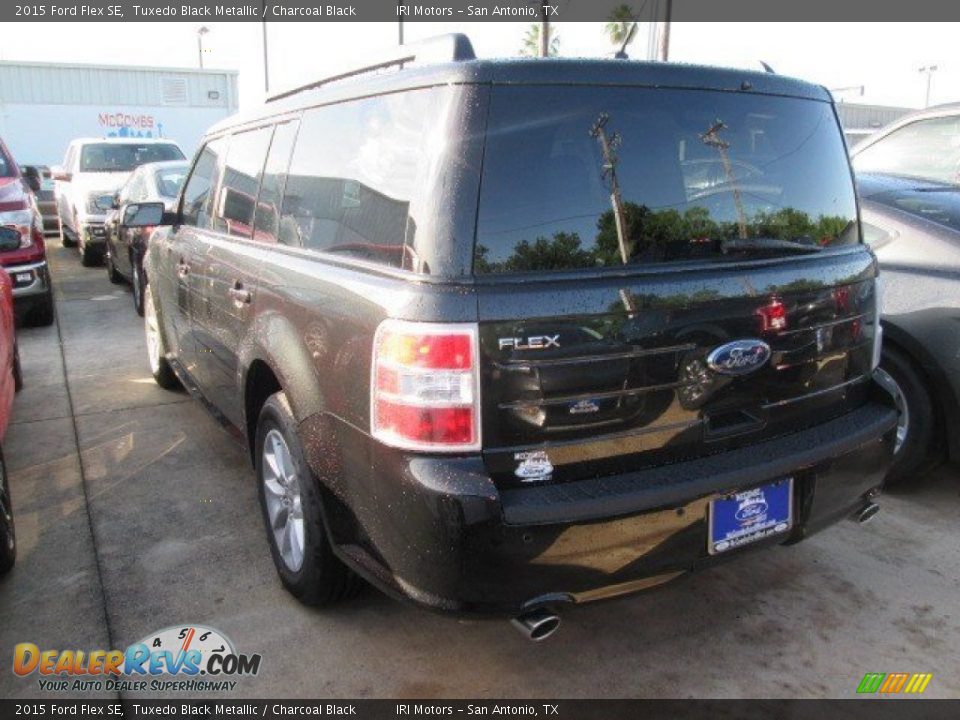 2015 Ford Flex SE Tuxedo Black Metallic / Charcoal Black Photo #10