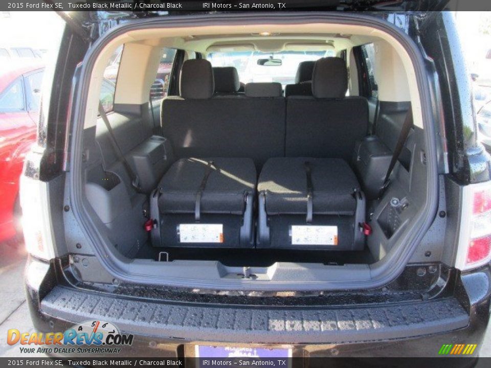 2015 Ford Flex SE Tuxedo Black Metallic / Charcoal Black Photo #12