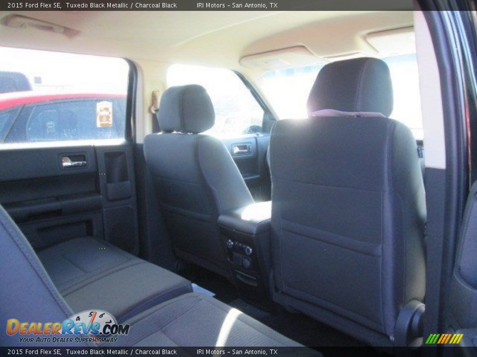 2015 Ford Flex SE Tuxedo Black Metallic / Charcoal Black Photo #14