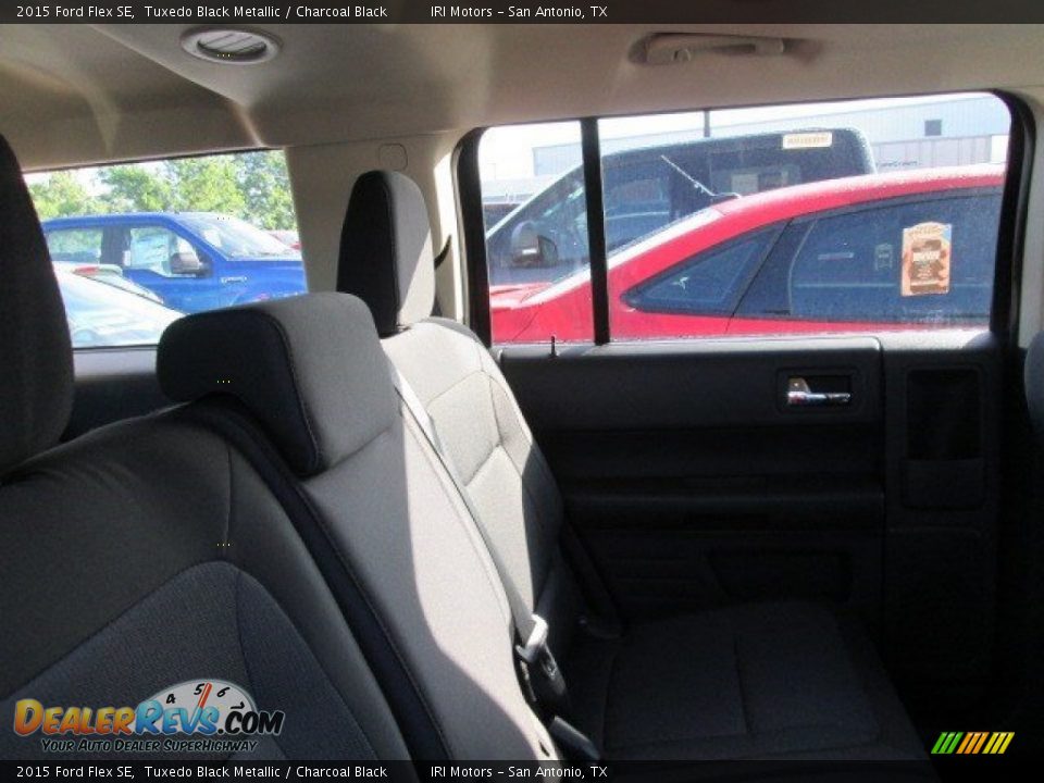 2015 Ford Flex SE Tuxedo Black Metallic / Charcoal Black Photo #15