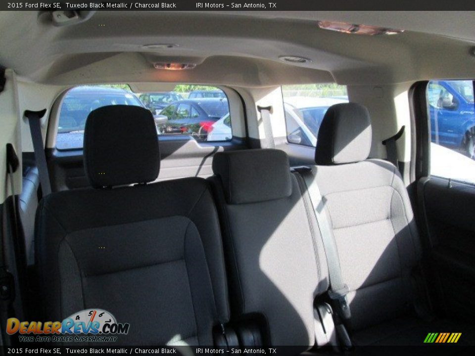 2015 Ford Flex SE Tuxedo Black Metallic / Charcoal Black Photo #16