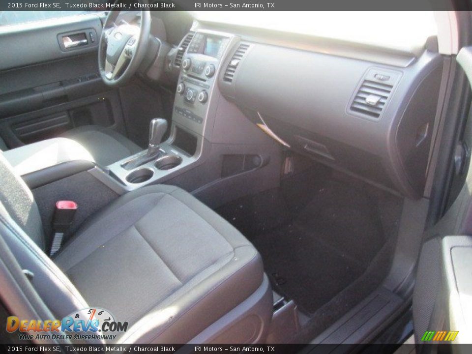 2015 Ford Flex SE Tuxedo Black Metallic / Charcoal Black Photo #18