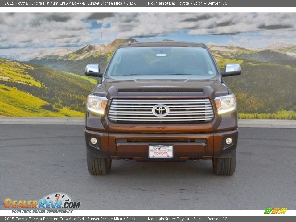 2015 Toyota Tundra Platinum CrewMax 4x4 Sunset Bronze Mica / Black Photo #2