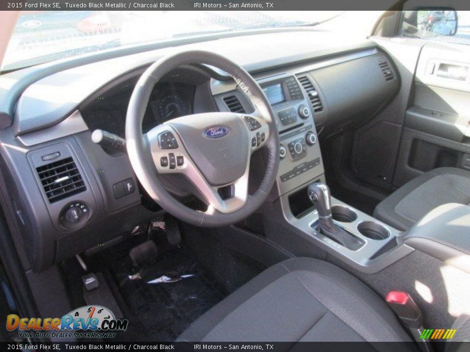 2015 Ford Flex SE Tuxedo Black Metallic / Charcoal Black Photo #21