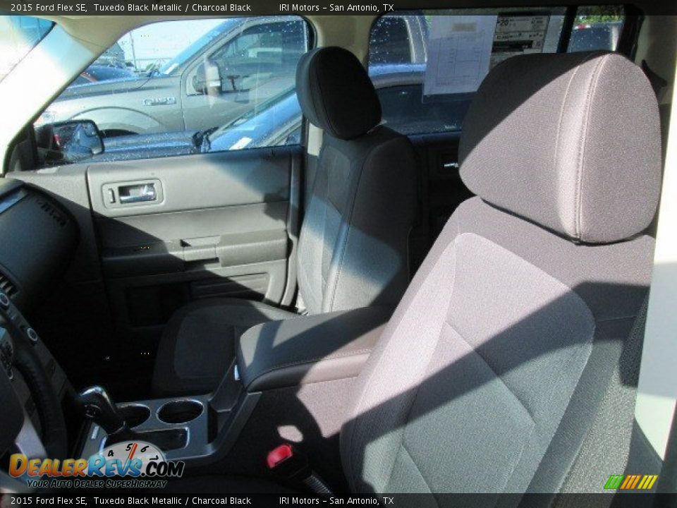 2015 Ford Flex SE Tuxedo Black Metallic / Charcoal Black Photo #23