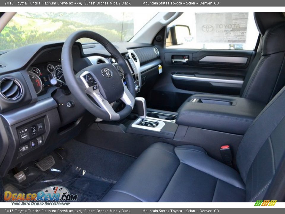 2015 Toyota Tundra Platinum CrewMax 4x4 Sunset Bronze Mica / Black Photo #5
