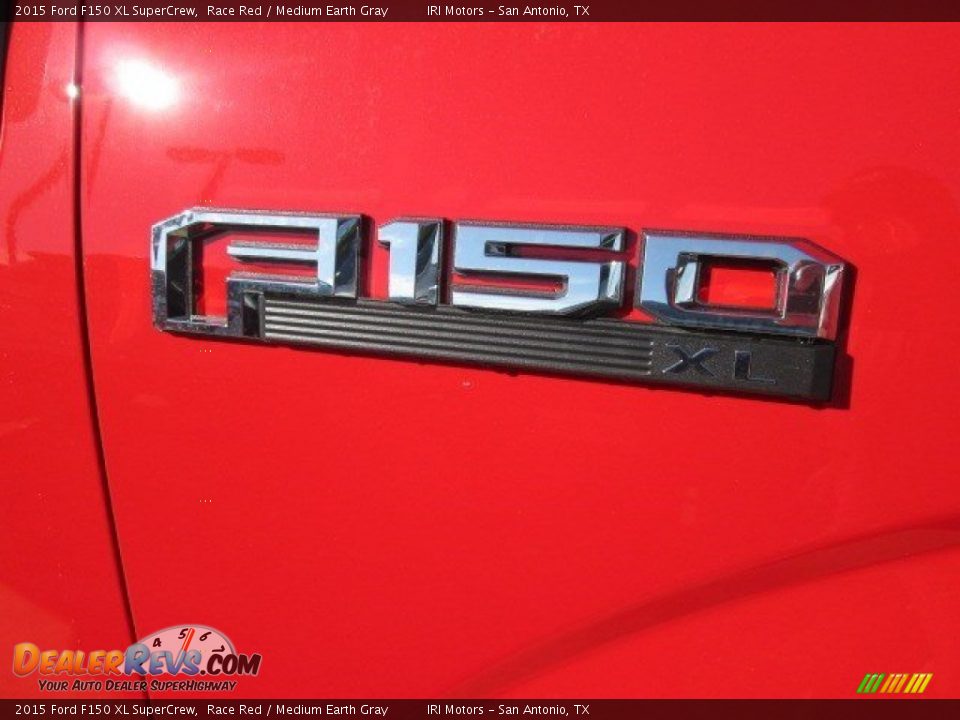 2015 Ford F150 XL SuperCrew Race Red / Medium Earth Gray Photo #5