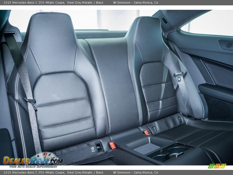 Rear Seat of 2015 Mercedes-Benz C 350 4Matic Coupe Photo #2
