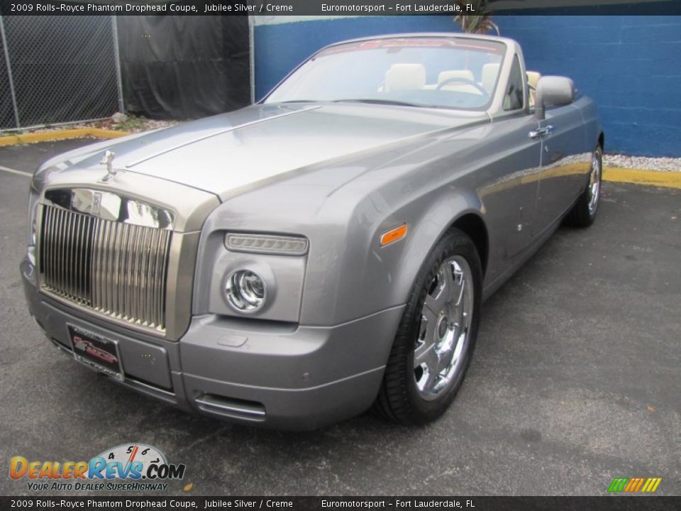 2009 Rolls-Royce Phantom Drophead Coupe Jubilee Silver / Creme Photo #2