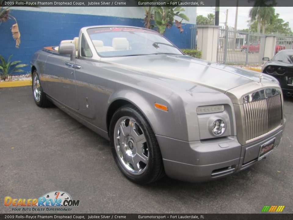2009 Rolls-Royce Phantom Drophead Coupe Jubilee Silver / Creme Photo #6