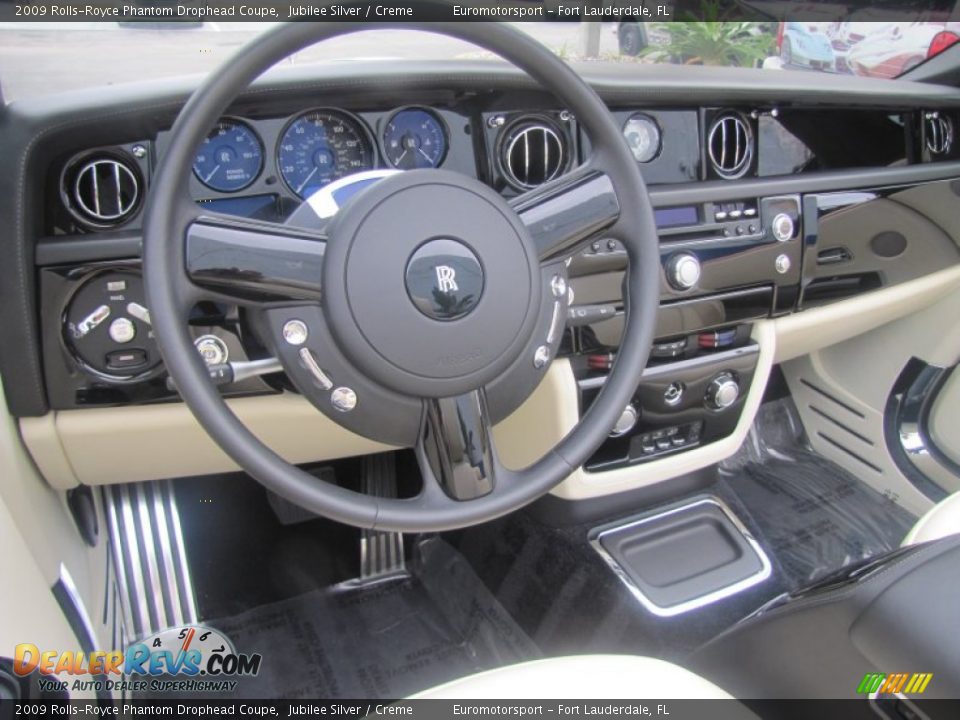 2009 Rolls-Royce Phantom Drophead Coupe Jubilee Silver / Creme Photo #22