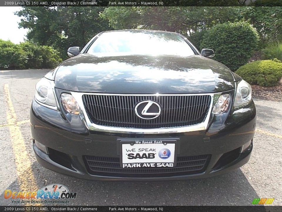 2009 Lexus GS 350 AWD Obsidian Black / Cashmere Photo #8