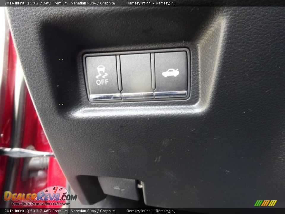 2014 Infiniti Q 50 3.7 AWD Premium Venetian Ruby / Graphite Photo #18