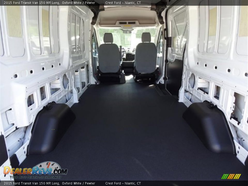 2015 Ford Transit Van 150 MR Long Oxford White / Pewter Photo #11