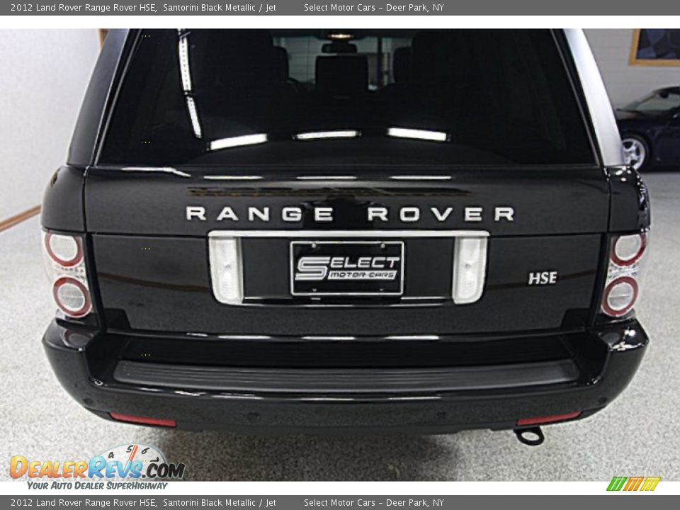 2012 Land Rover Range Rover HSE Santorini Black Metallic / Jet Photo #5