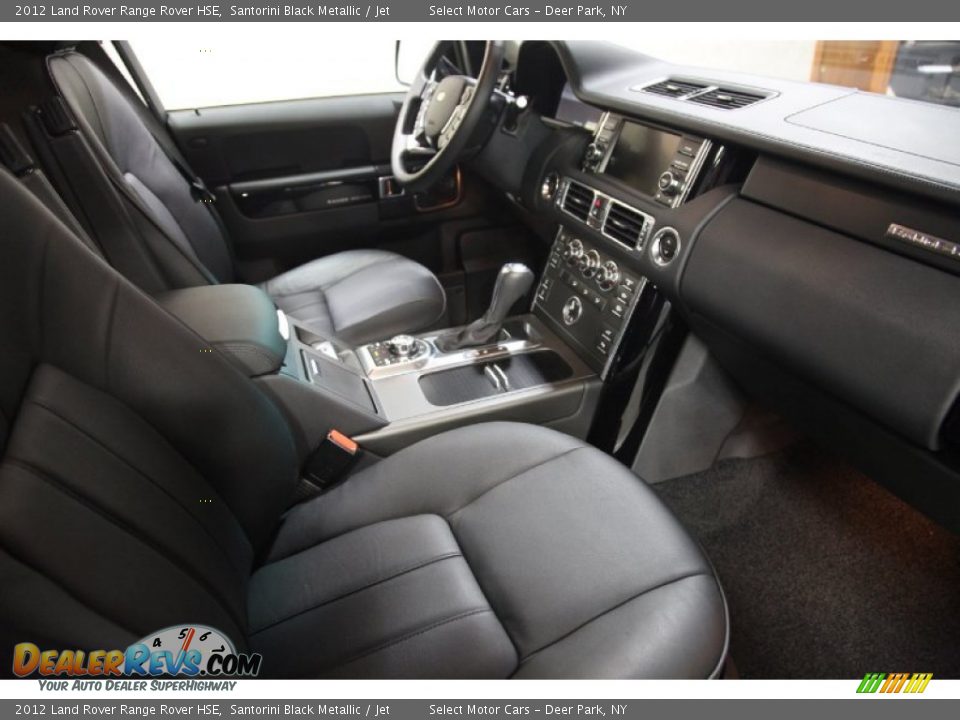 2012 Land Rover Range Rover HSE Santorini Black Metallic / Jet Photo #9