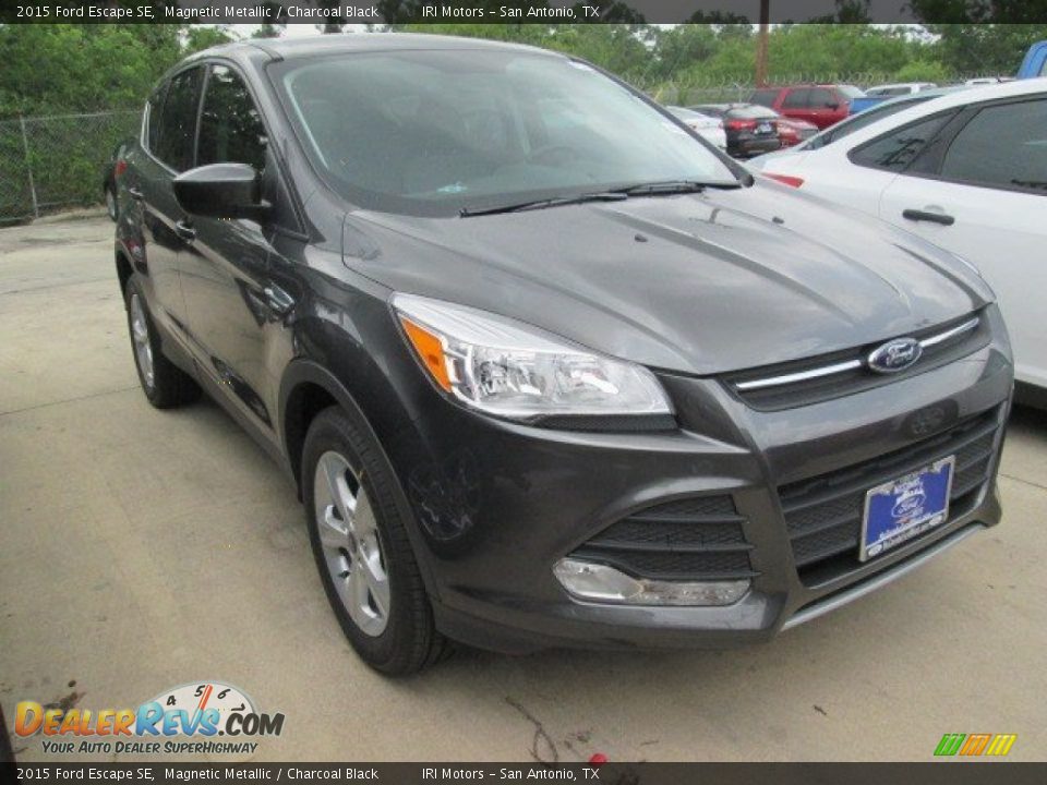 2015 Ford Escape SE Magnetic Metallic / Charcoal Black Photo #1